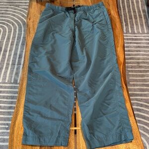 Gramicci Men's Teal-Blue Nylon Pants
